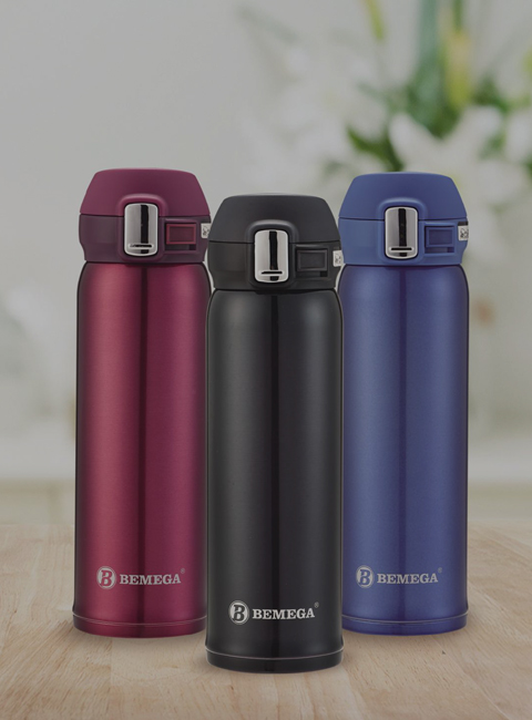 Taza con tapa abatible de ocio